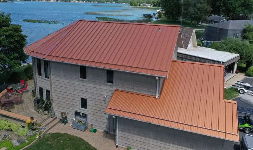 Commercial roof inspection documented in Berne
